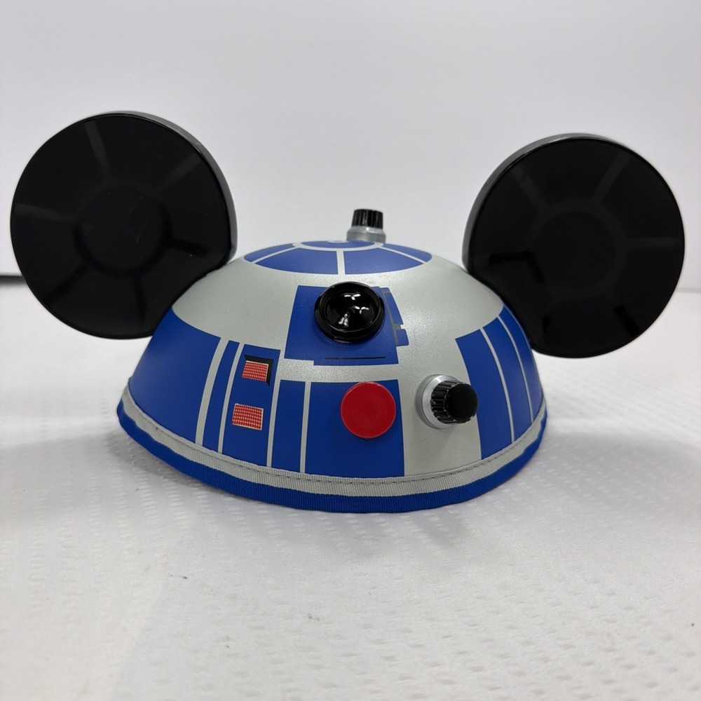 Mickey Ears Star Wars R2D2 Disney Parks Hat - Authentic Youth EUC